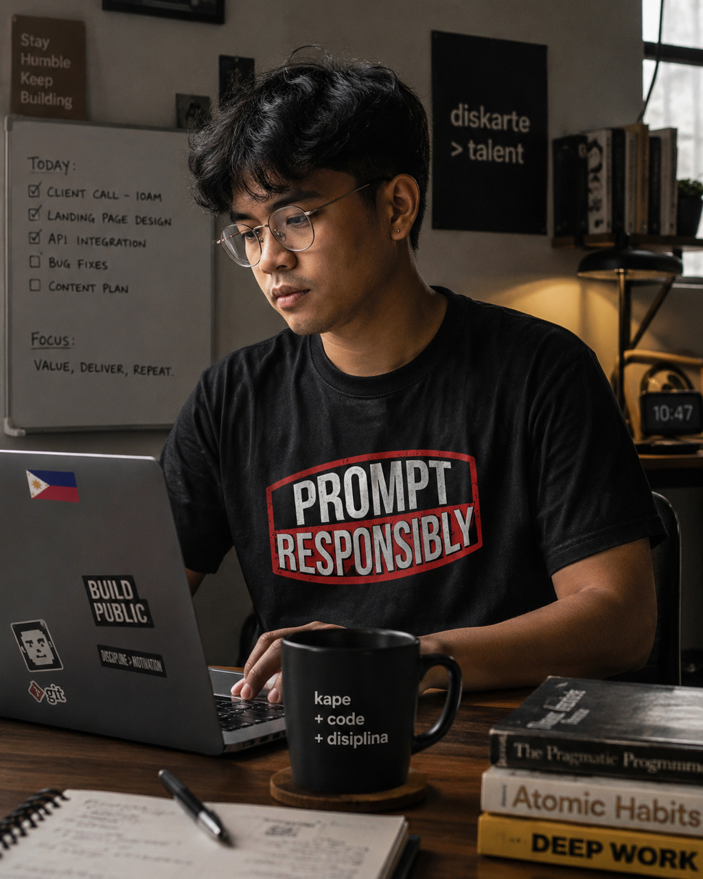 Prompt Responsibly Premium Tee 💻⚡