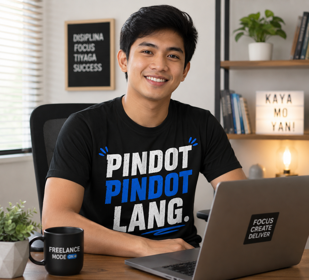 PINDOT PINDOT LANG. Premium Tee 💻⚡