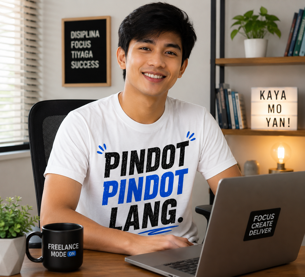 PINDOT PINDOT LANG. Premium Tee 💻⚡