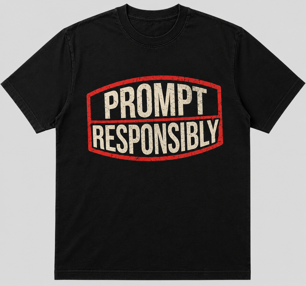 Prompt Responsibly Premium Tee 💻⚡