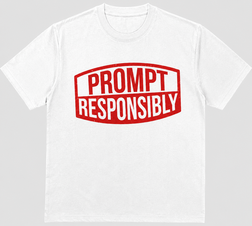 Prompt Responsibly Premium Tee 💻⚡